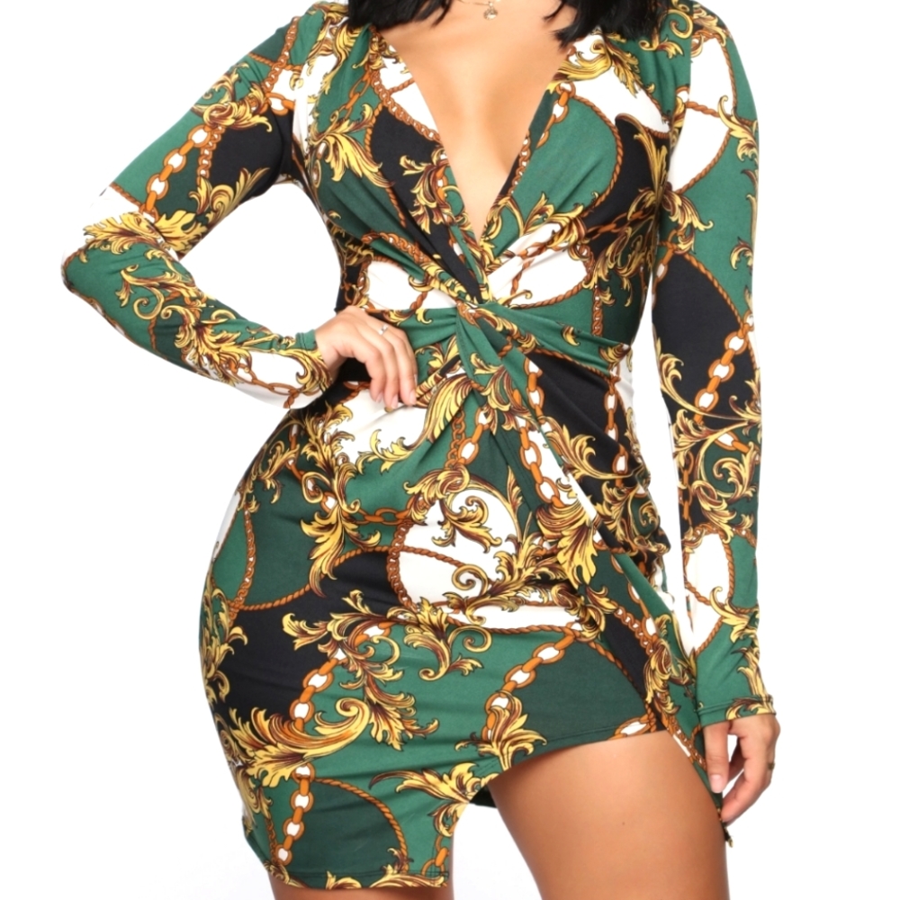 BNWT Fashion Nova Handle Me with Care Mini Dress